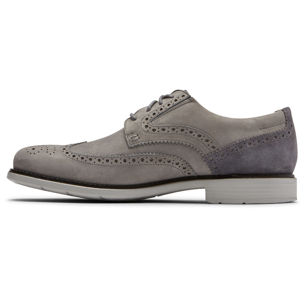 Rockport Joggesko Herre Grå - Total Motion Classic Dress Wingtip - MVJX27594